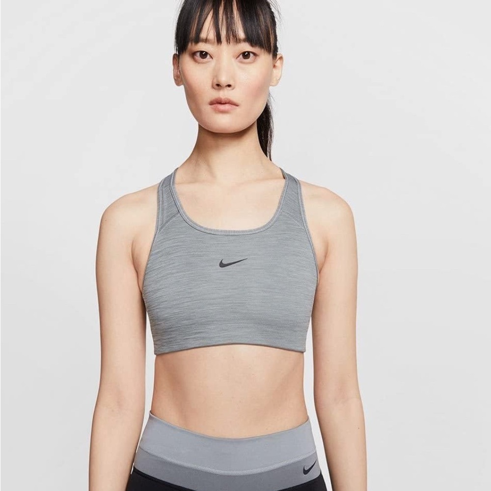 New Nike Women's Heathered Gray Sports Bra Small